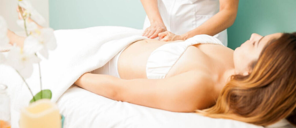 Post op lymphatic drainage massage